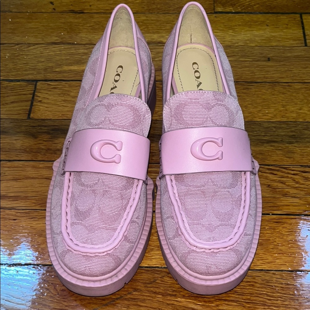 Coach Jacquard Loafers Flats